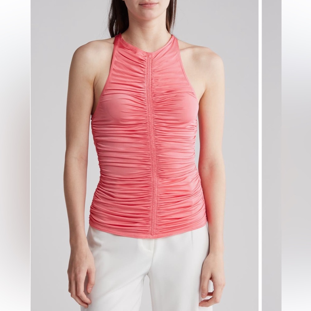 NWT A.L.C. Adley ruched tank top - S
